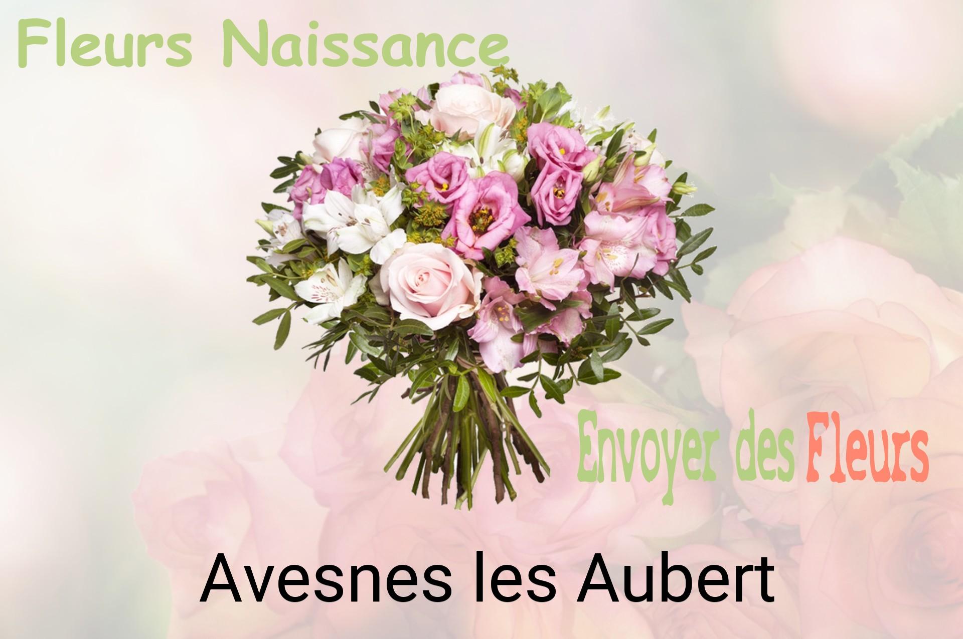 Bouquet de fleurs de naissance livré à Avesnes-les-Aubert