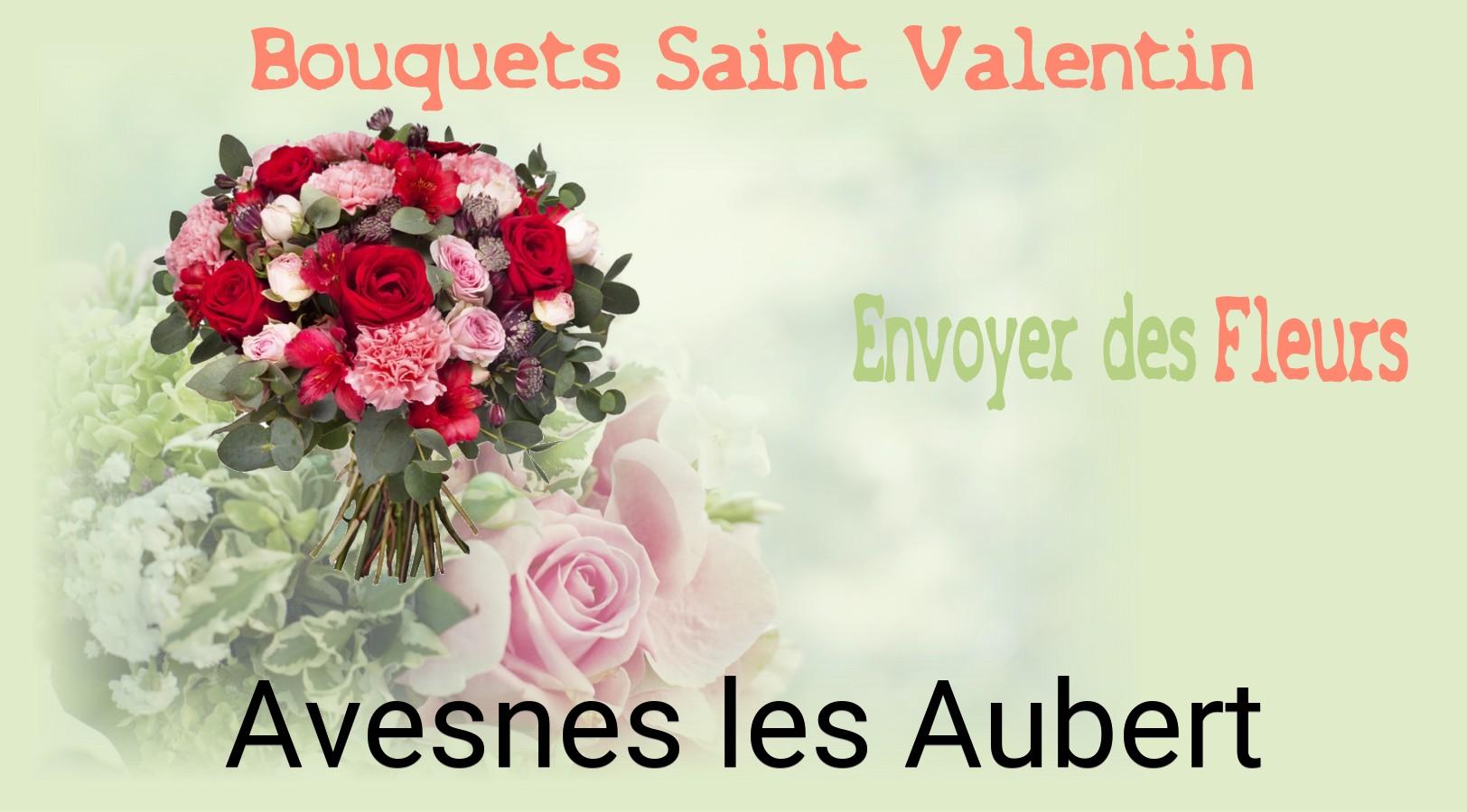 Roses de Saint-Valentin livrées à Avesnes-les-Aubert